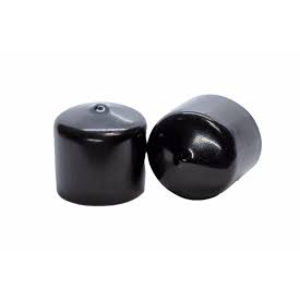 10mm Pipe End Caps Black